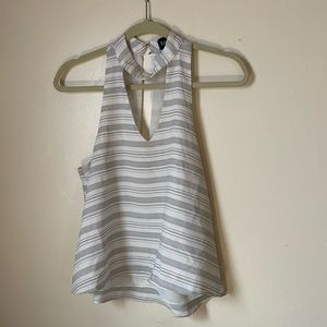 High neck tank top, fabrik, small